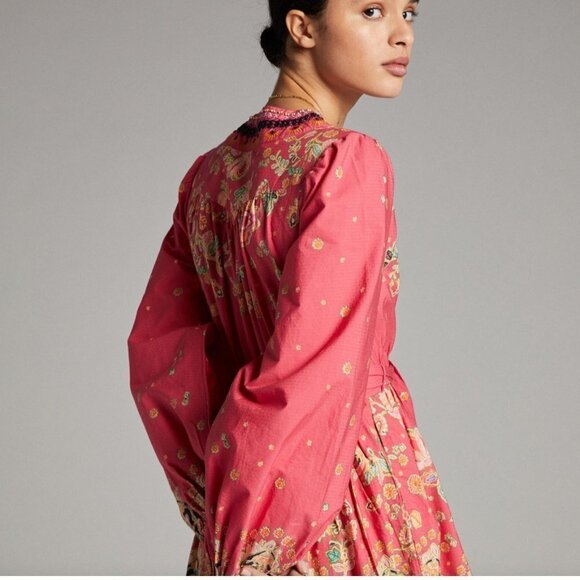 Anthropologie Raquel Embroidered Mini Dress  XS - NWT - Picture 13 of 13